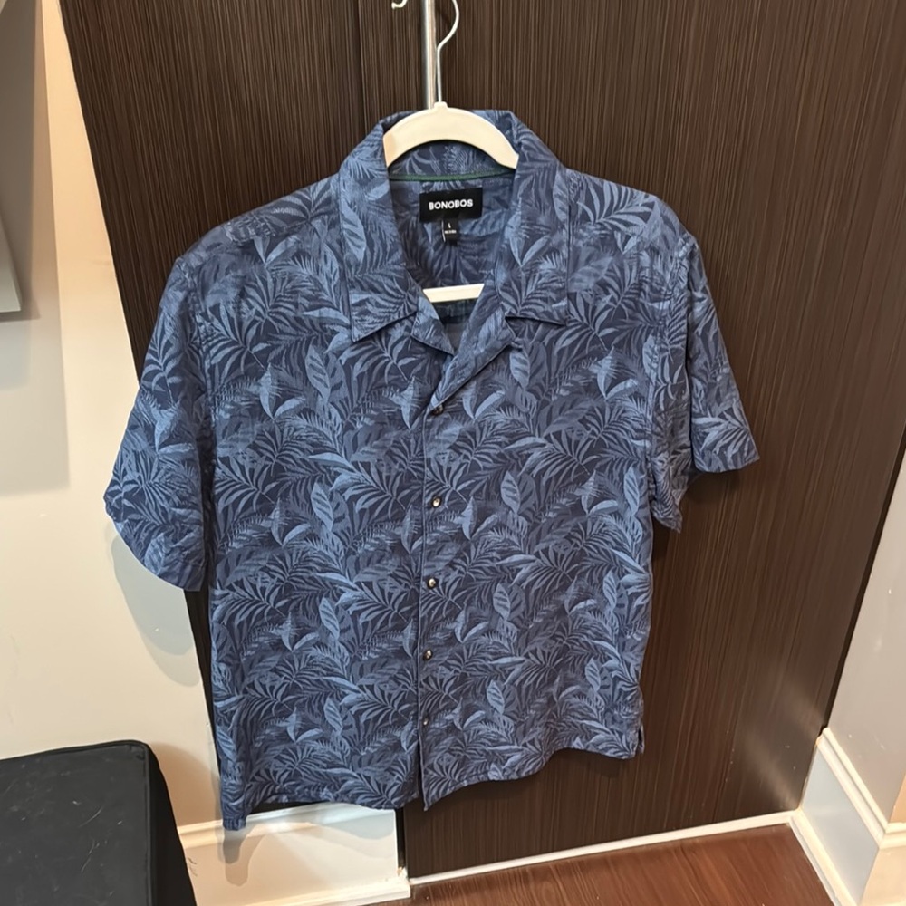 Bonobos Floral Camp Collar Button Up Shirt